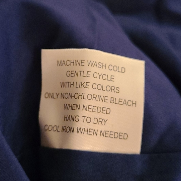 Modcloth blue clip dot long sleeve Midi dress Boho Bohemian Romantic Flirty - Picture 6 of 8